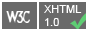 Valid XHTML 1.0 Transitional